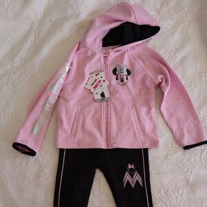 Disney Junior Minnie Mouse 2 Piece Outfit NWT 3T